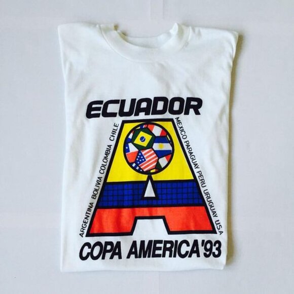 ecuador Copa America 93' shirt retro tee - Picture 1 of 2